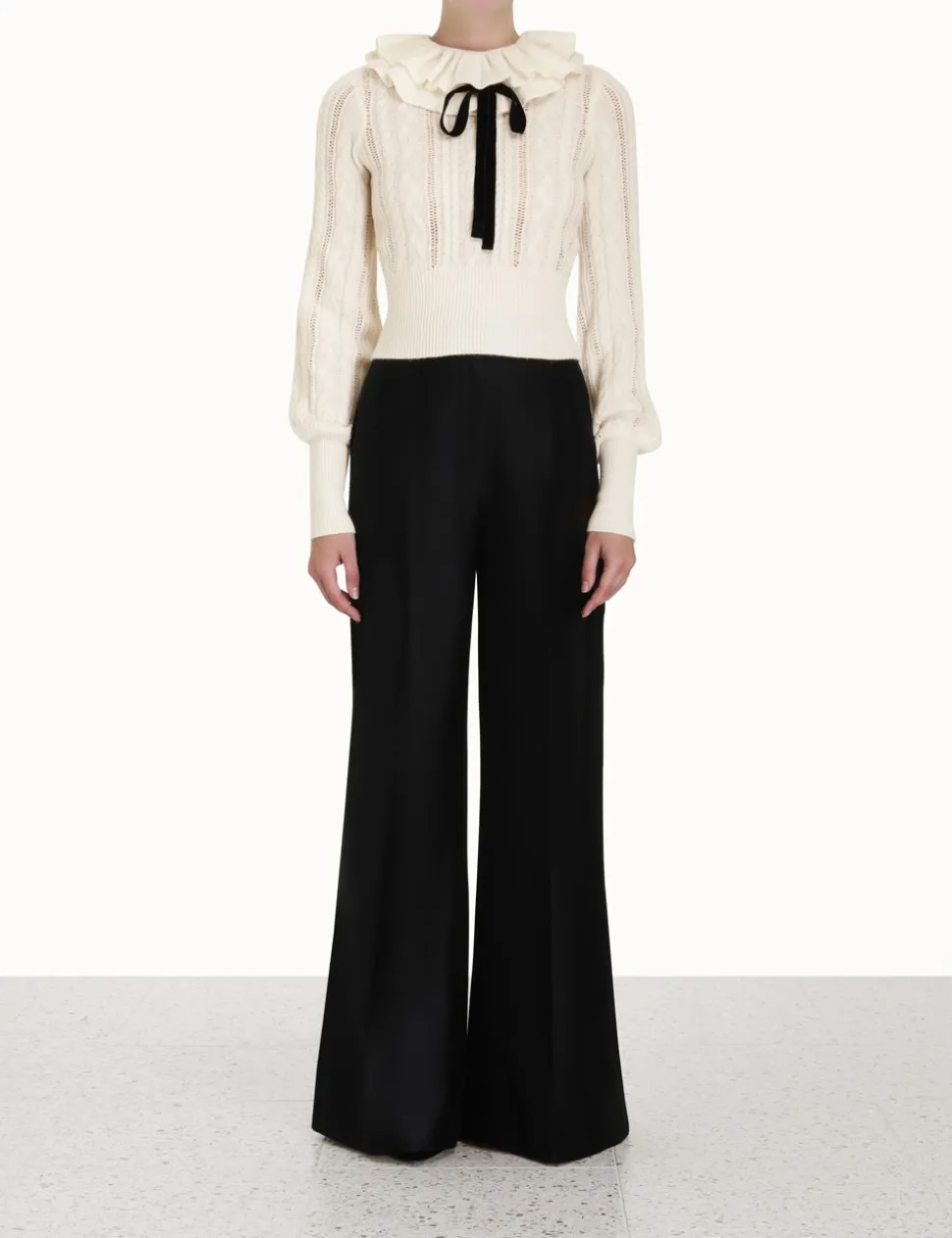 Luminosity Frill Neck Sweater