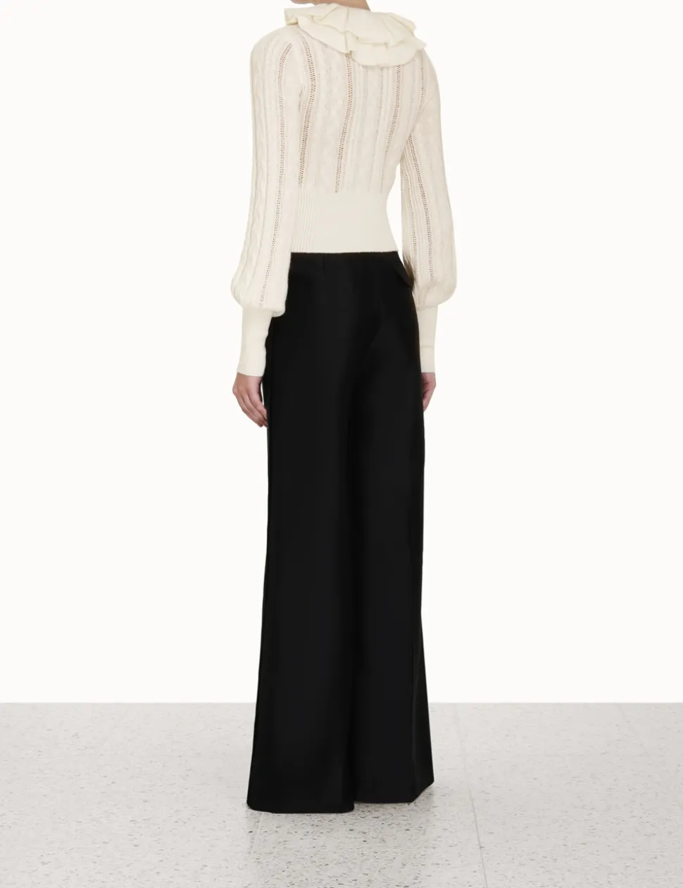 Luminosity Frill Neck Sweater