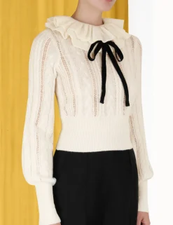 Luminosity Frill Neck Sweater