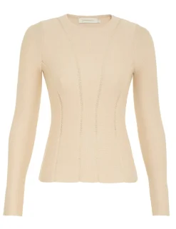 Luminosity Knit Panelled Top