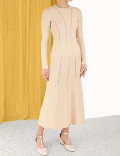 Luminosity Knit Panelled Top