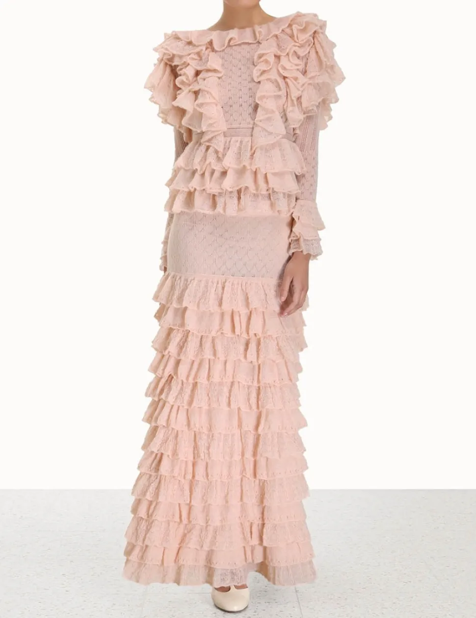 Luminosity Lace Frill Skirt