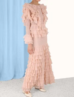 Luminosity Lace Frill Skirt