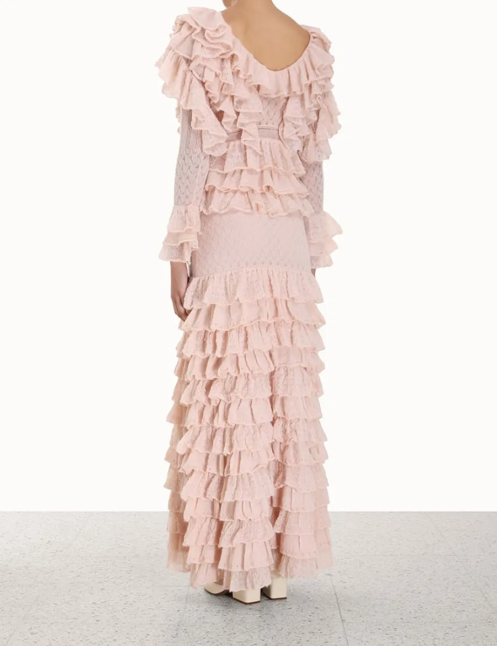 Luminosity Lace Frill Skirt