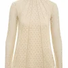 Luminosity Lace Paneled Blouse