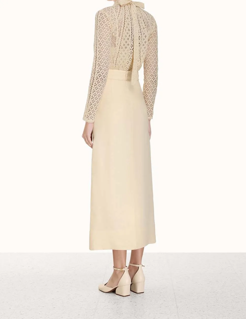 Luminosity Lace Paneled Blouse