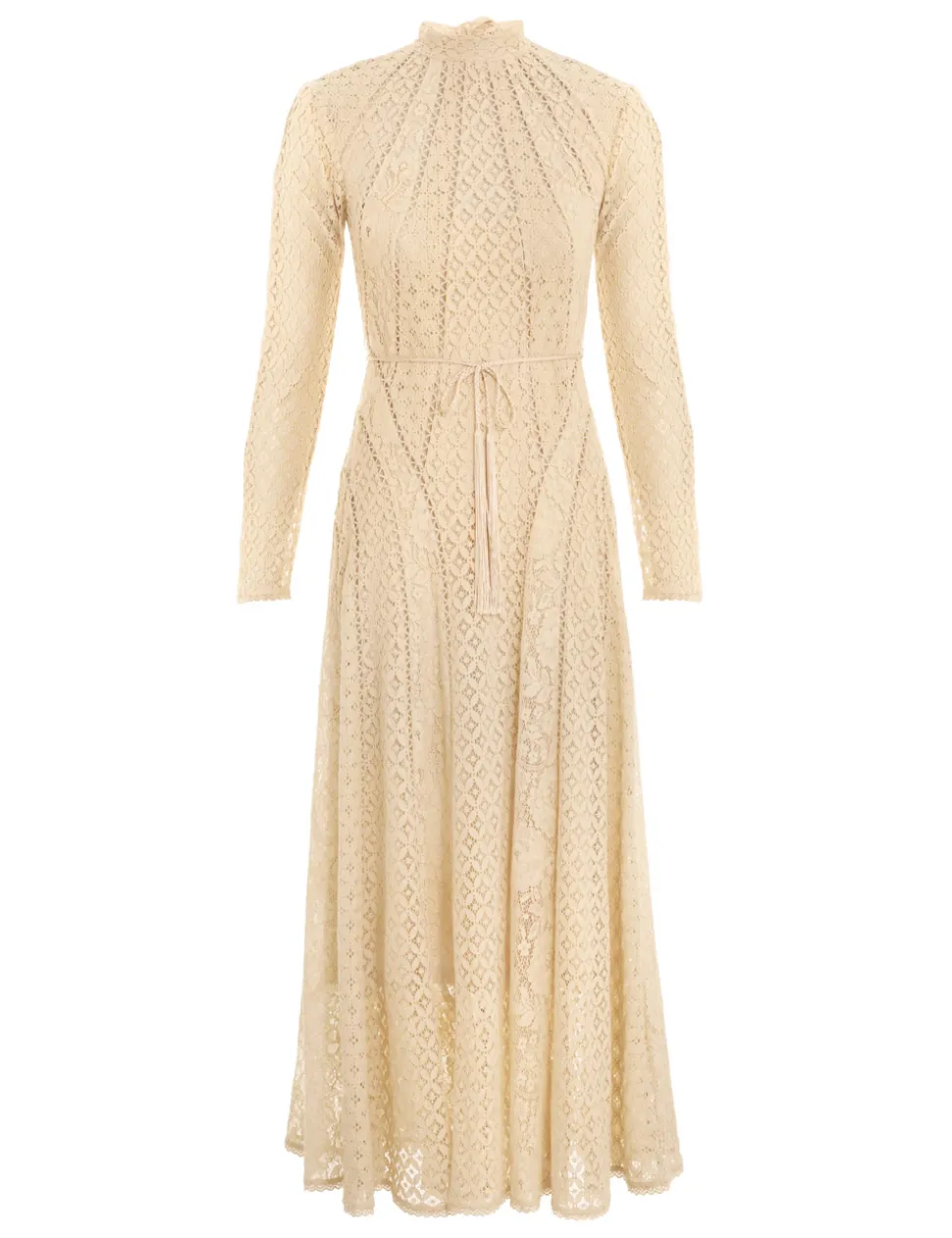 Luminosity Lace Panelled Midi