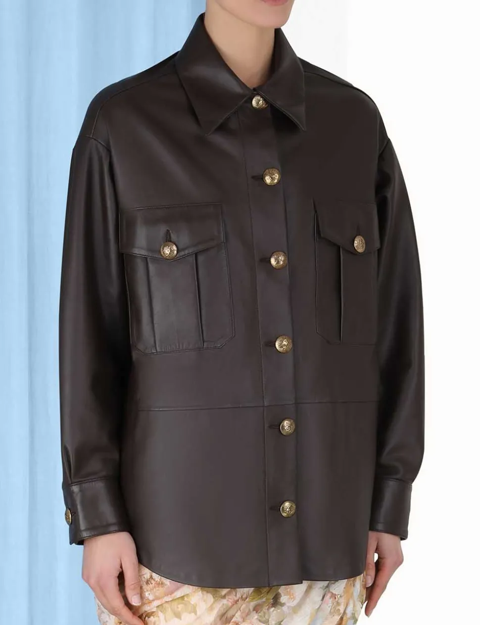 Luminosity Leather Shirt