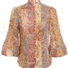 Luminosity Paisley Blouse