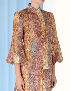 Luminosity Paisley Blouse