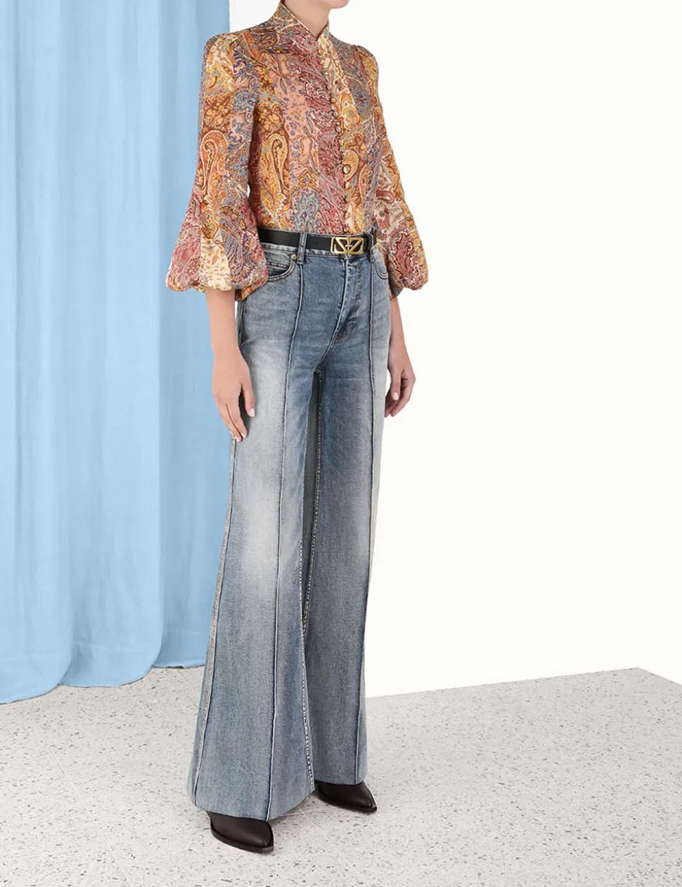 Luminosity Paisley Blouse