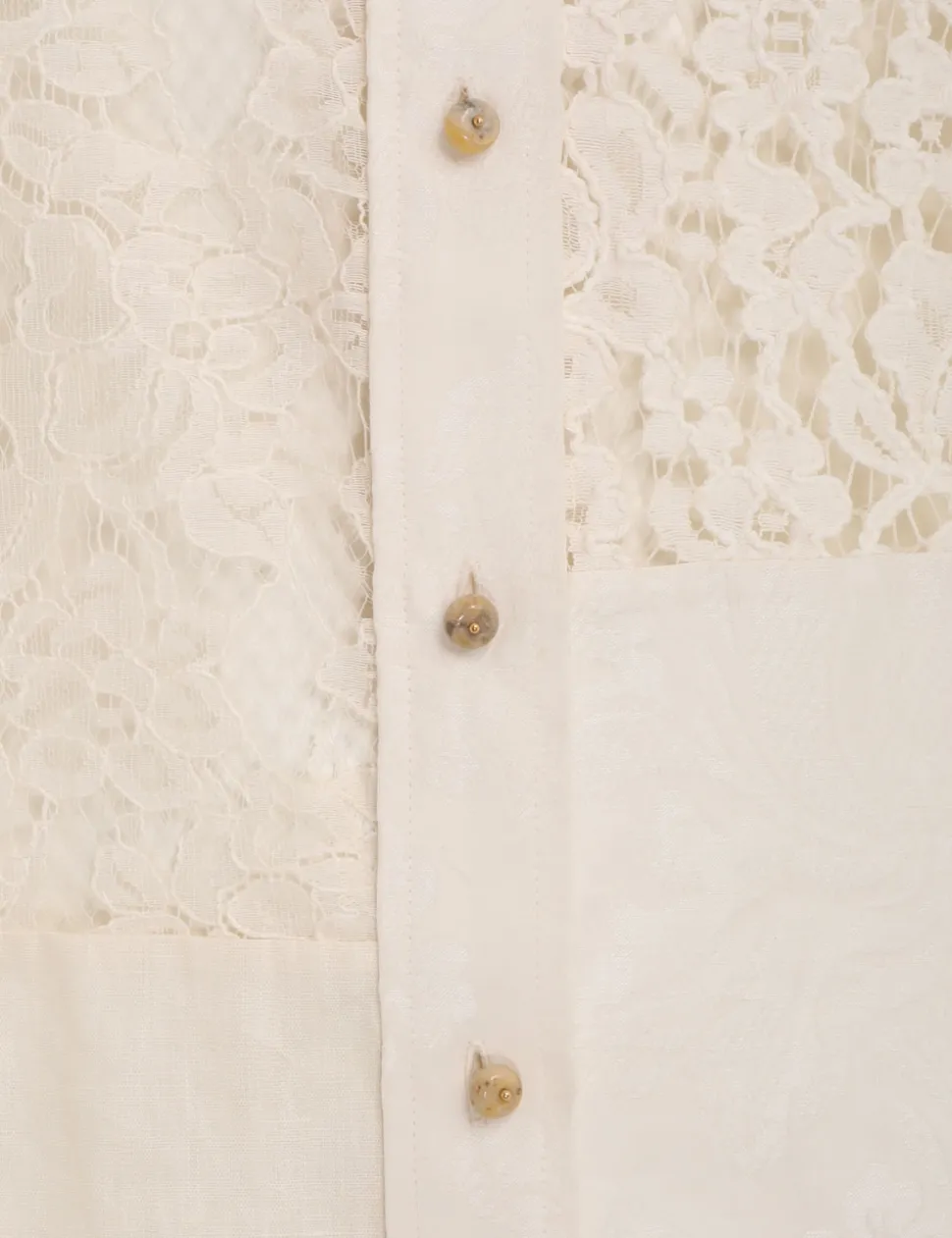 Luminosity Patch Lace Shirt