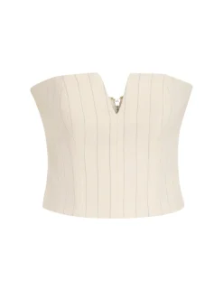 Luminosity Pinstripe Bustier