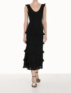 Luminosity Ruffle Tank Dress