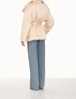 Luminosity Satin Wadded Jacket