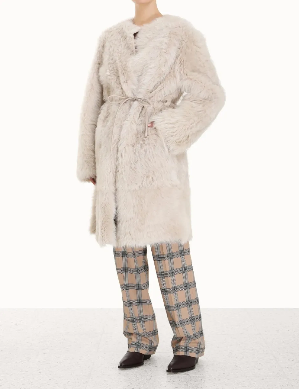 Luminosity Shearling Coat