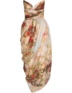 Luminosity Strapless Midi