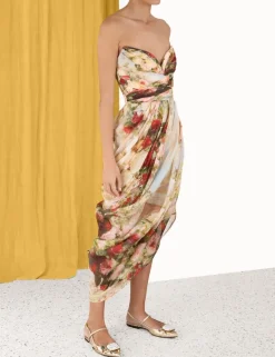 Luminosity Strapless Midi