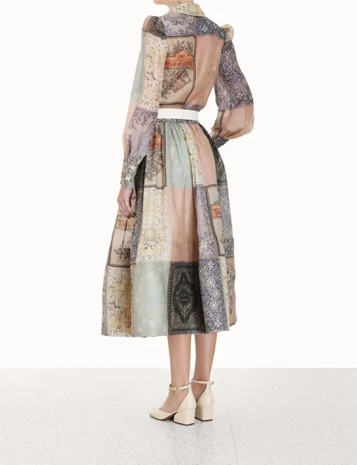 Lyrical Book Print Blouse