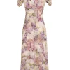 Lyrical Gather Sleeve Midi
