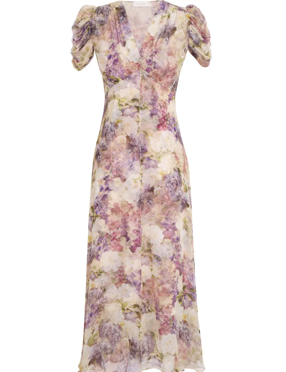 Lyrical Gather Sleeve Midi