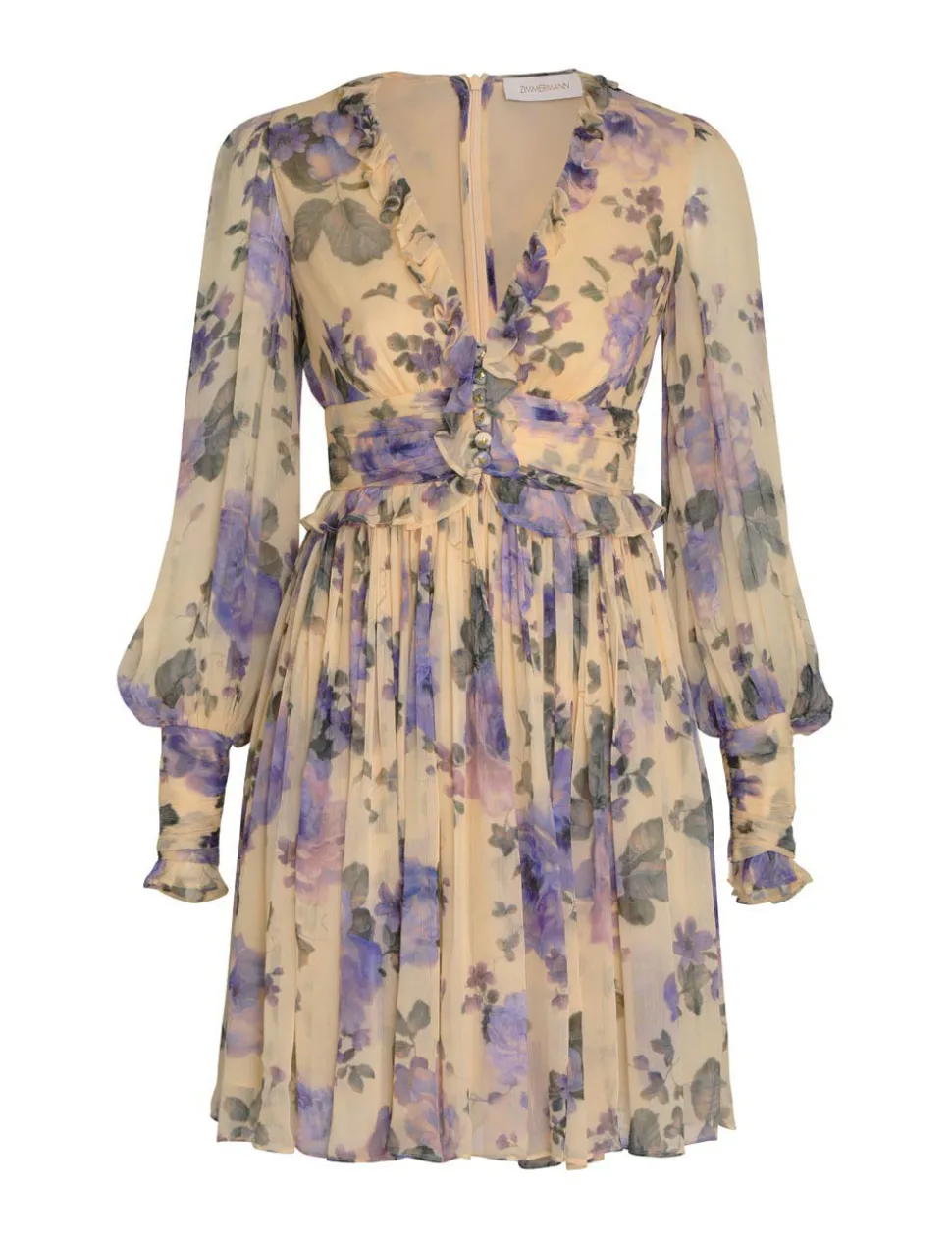 Lyrical Ruffle Mini Dress