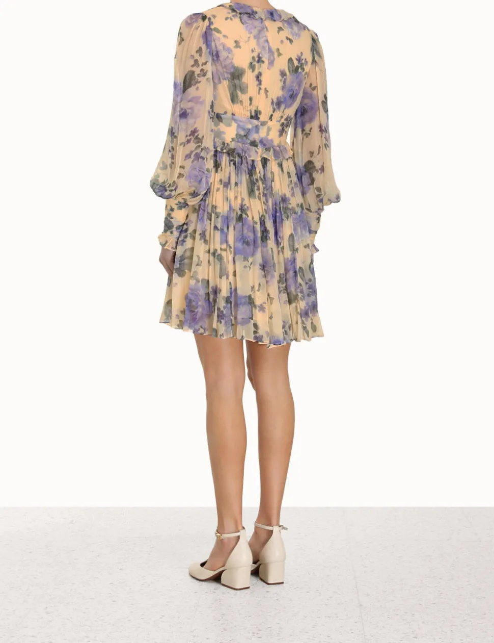 Lyrical Ruffle Mini Dress