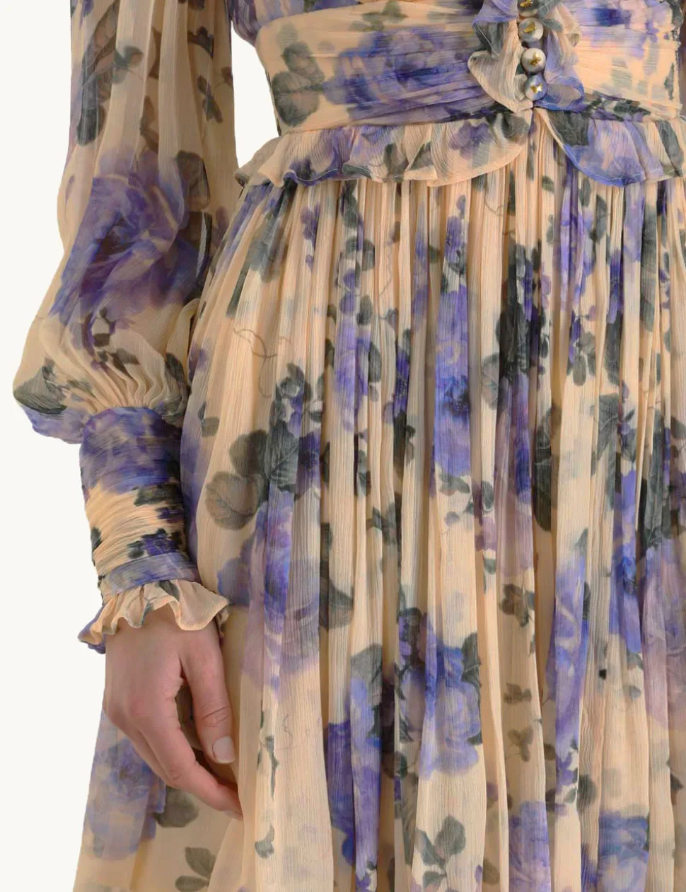 Lyrical Ruffle Mini Dress