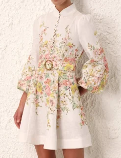 Matchmaker Buttoned Mini Dress