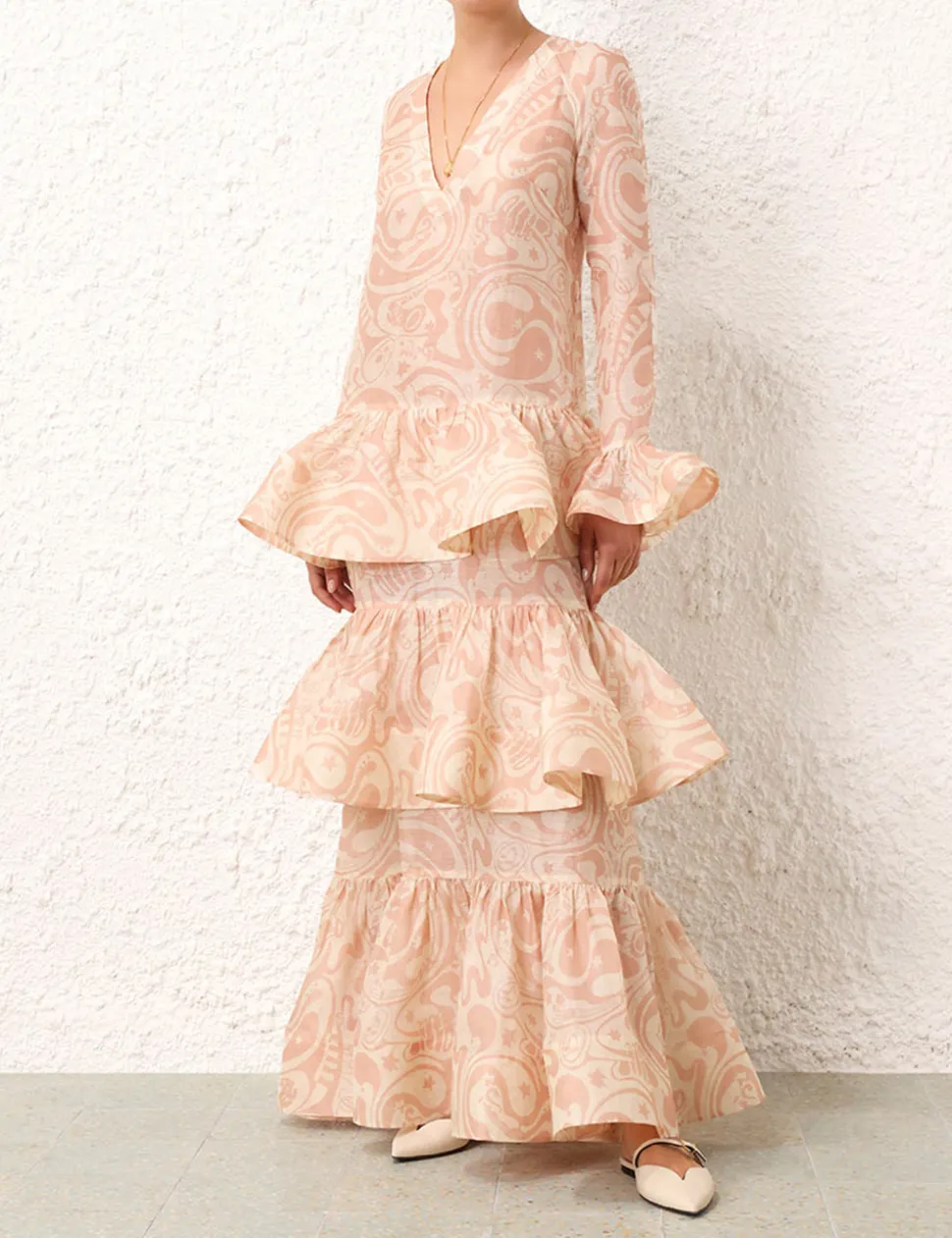 Matchmaker V Neck Gown