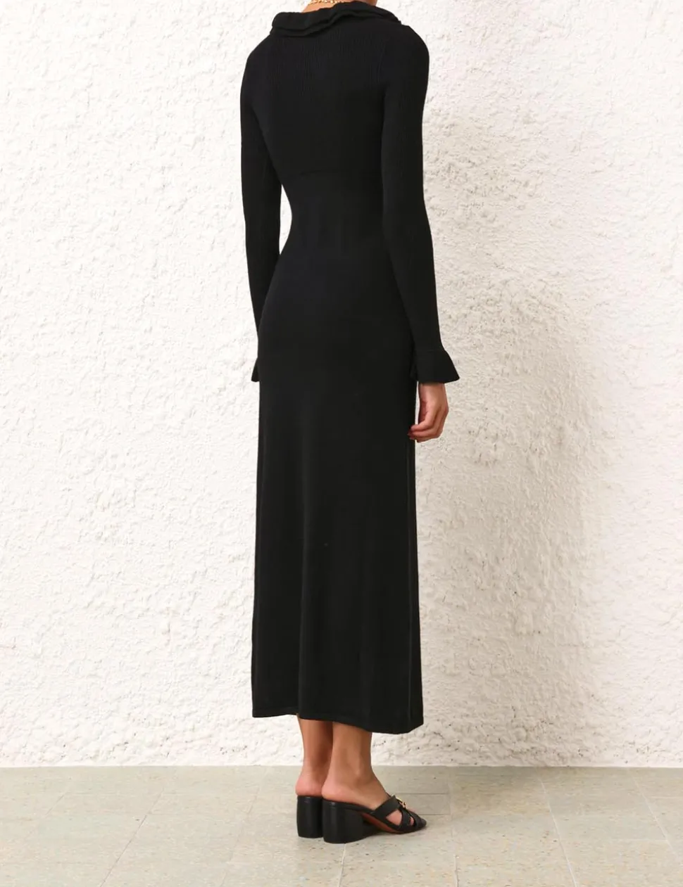 Matchmaker V-Neck Ruffle Dress