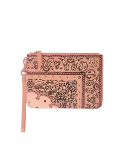 Medium Printed Leather Pouch