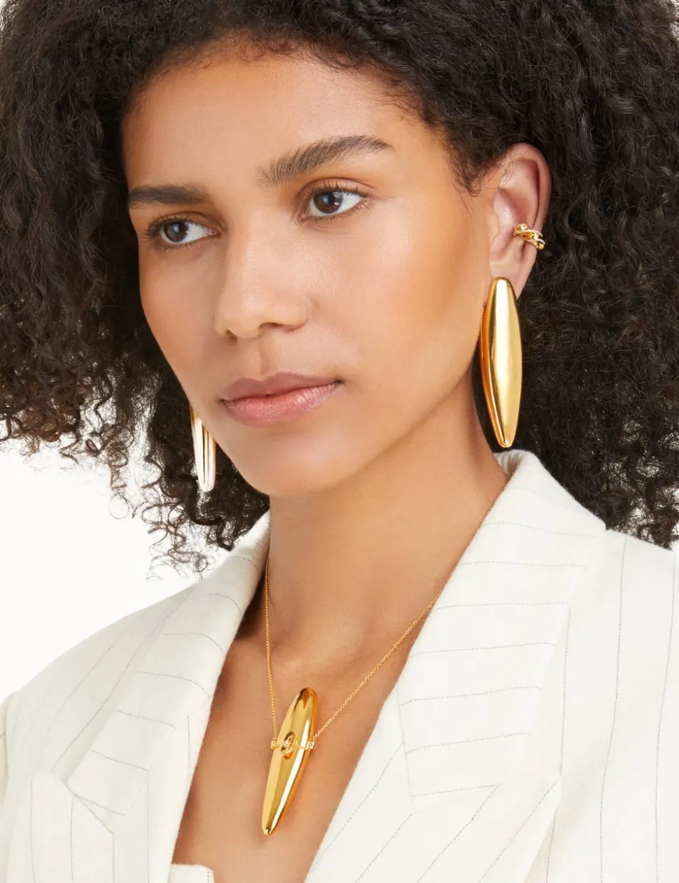 Paint Stroke Locket Necklace