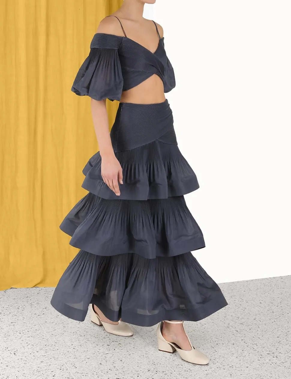 Pleated Bodice