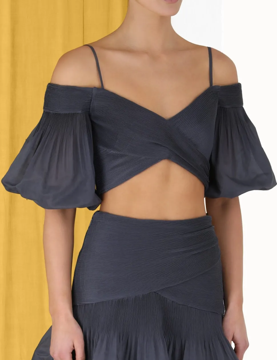 Pleated Bodice