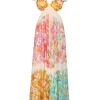 Raie Frill Shoulder Midi Dress