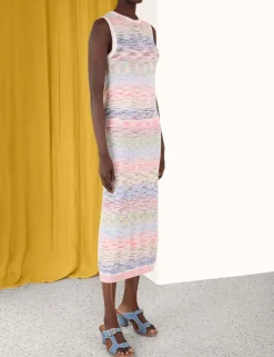 Raie Marl Midi Skirt