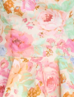 Raie Scallop Peplum Top