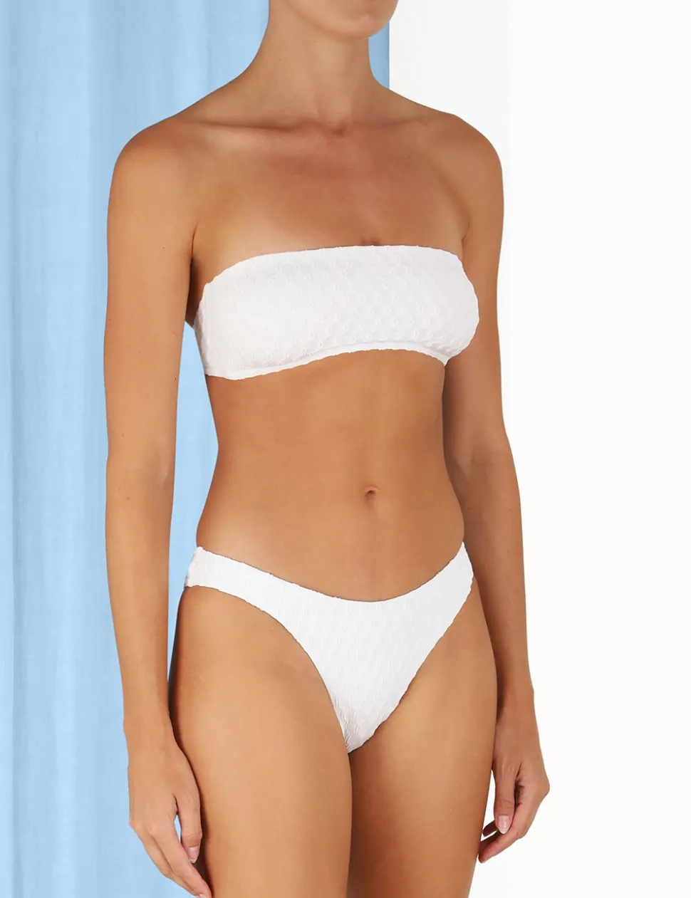 Raie Texture Bandeau Bra