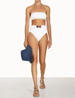 Raie Texture Bandeau Bra