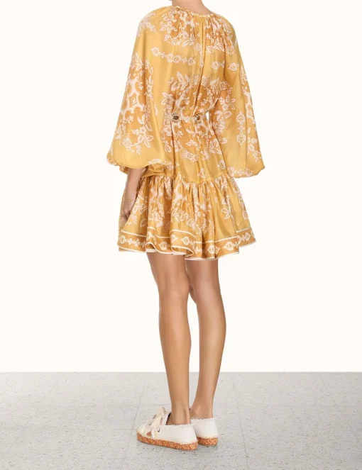 Raie Tiered Billow Mini Dress