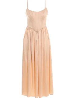 Silk Corset Dress