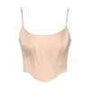 Silk Corset Top