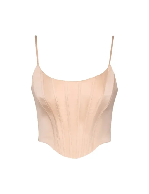 Silk Corset Top