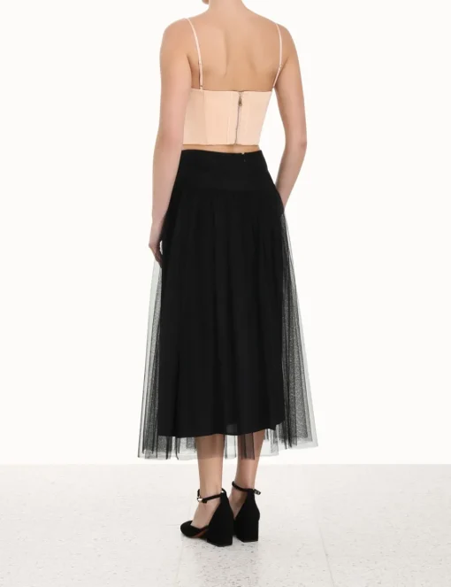 Silk Corset Top