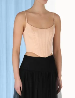 Silk Corset Top