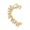 Small Floral Ear Cuff