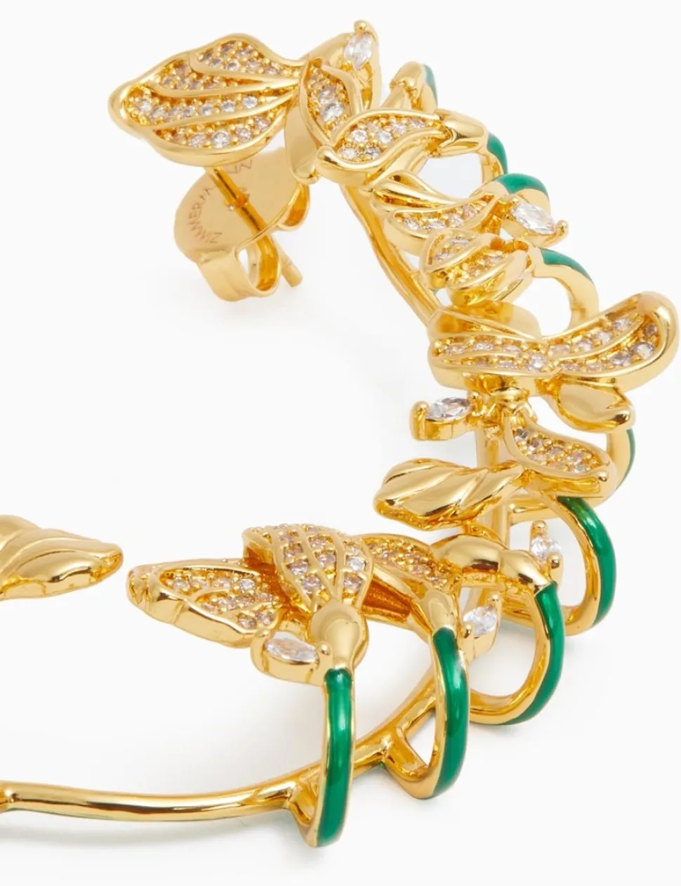 Small Floral Ear Cuff