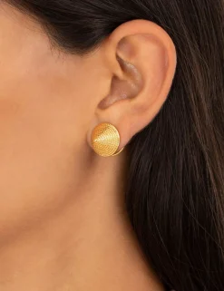 Spiral Rope Cone Earrings