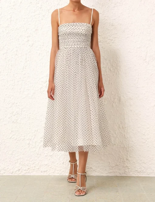 Tulle Midi Dress